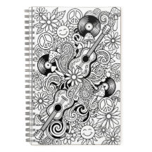 Witte doodle kunst hippie cultuurpatroon