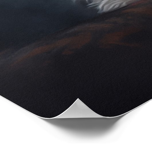 Witte doodskist poster (Hoek)