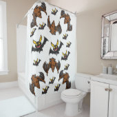 Witte douchegordijn (In situ)