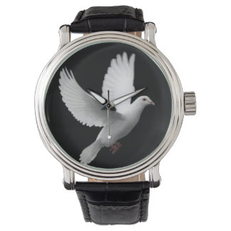 Witte dove 2 horloge
