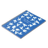 witte doven Spiral Notitieboek (Linkerzijde)