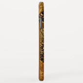 WITTE DOVES IN BROWN SEPIA,GEM STONE MONOGRAM Case-Mate iPhone CASE (Achterkant/rechts)