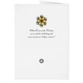 WITTE DOVES IN HET VENSTER, antiek rood roze (Achterkant)