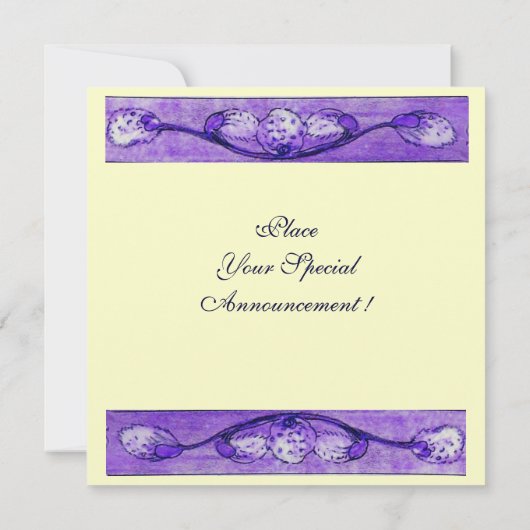 WITTE DOVES IN HET VENSTER,monogram goud metalen Kaart (Achterkant)