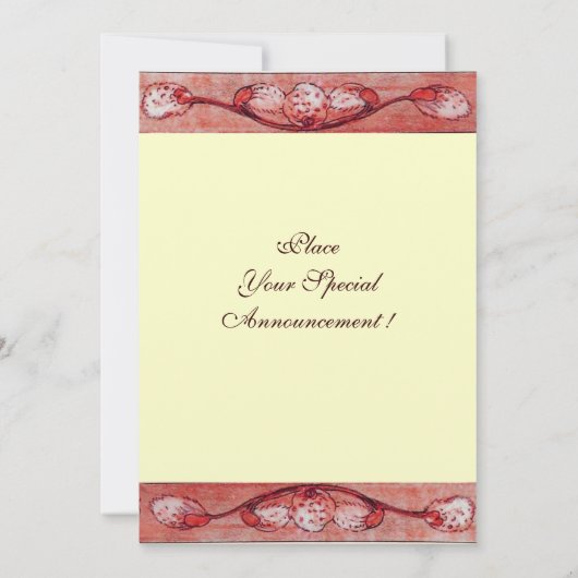 WITTE DOVES IN HET VENSTER,monogram goud metalen Kaart (Achterkant)