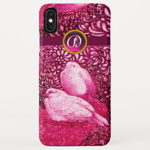 WITTE DOVES IN PINK FUCHSIA MONOGRAM Case-Mate iPhone CASE