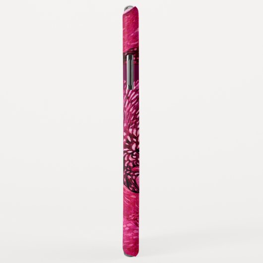 WITTE DOVES IN PINK FUCHSIA MONOGRAM Case-Mate iPhone CASE (Achterkant/rechts)