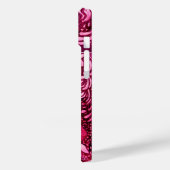 WITTE DOVES IN PINK FUCHSIA MONOGRAM Case-Mate iPhone CASE (Achterkant / Links)