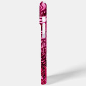 WITTE DOVES IN PINK FUCHSIA MONOGRAM Case-Mate iPhone CASE (Achterkant / Links)