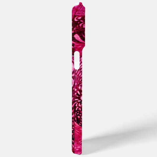 WITTE DOVES IN PINK FUCHSIA MONOGRAM Case-Mate iPhone CASE (Achterkant / Rechts)