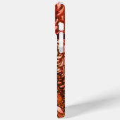 WITTE DOVES IN RODE MONOGRAM Case-Mate iPhone CASE (Achterkant / Links)