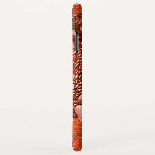 WITTE DOVES IN RODE MONOGRAM Case-Mate iPhone CASE (Achterkant/rechts)