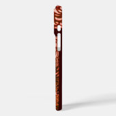 WITTE DOVES IN RODE MONOGRAM Case-Mate iPhone CASE (Achterkant / Links)