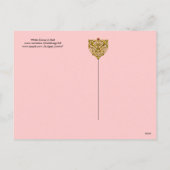 WITTE DOVES IN ROOD FEESTDAGENKAART (Achterkant)