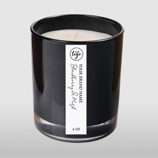 Witte downloadbare kaarsetiketten kaart