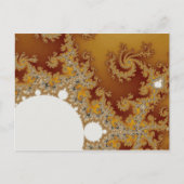 Witte draak - Fractal Art Briefkaart (Voorkant)