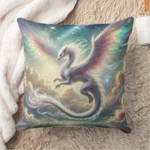 Witte draak kussen (Deken)