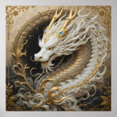 Witte draak poster (Voorkant)