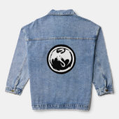 Witte Dragon denim jas Denim Jacket (Achterkant)