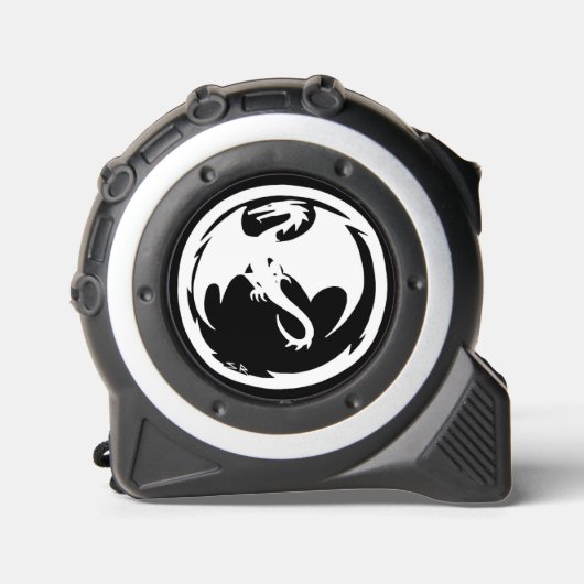 Witte Dragon groene tape maatregel Rolmaat (Voorkant)