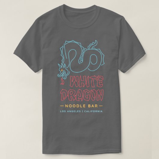 Witte Dragon Noodle Bar  T-shirt (Design voorkant)