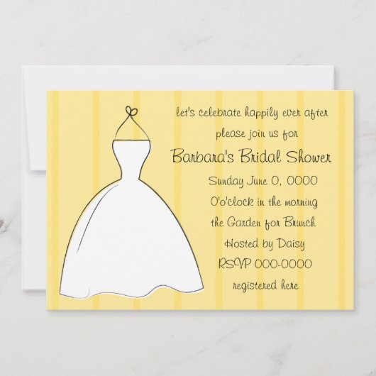 witte dress kaart (Voorkant)