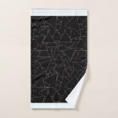 Witte Driehoek Herhaling Bad Handdoek (Handdoek)