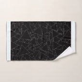 Witte Driehoek Herhaling Bad Handdoek (Handdoek)