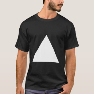 witte driehoek t-shirt