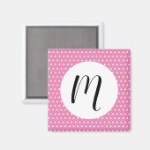 Witte driehoekspatroon magneet (Voorkant / Achterkant)