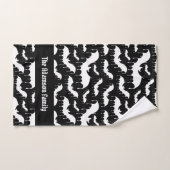 Witte Dripping Bat Gotische Gothic Vampier Familie Bad Handdoek (Handdoek)