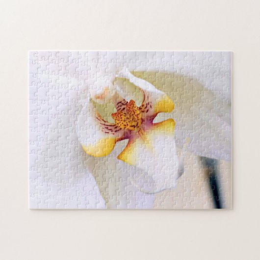 Witte Droom Orchidee Legpuzzel (Horizontaal)