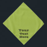 Witte Druif Groen Lente Seizoen Effen Kleur Bandana<br><div class="desc">Pet Bandana bedrukt met White Grape Green Spring Season Solid Color illustratie en selecteer producten collectie van TheFabricSeal print on demand shop op Zazzle.com #ZazzleMade https://www.zazzle.com/store/thefabricseal TheFabricSeal©️Original. White Grape Green wordt beschreven als een lichte, frisse en licht groenachtige witte tint, vaak geassocieerd met de kleur van een jonge, frisse witte...</div>