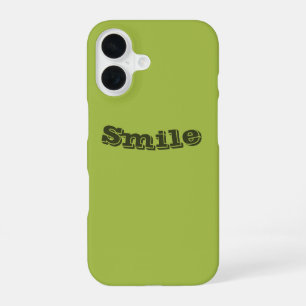 Witte Druif Groen Lente Seizoen Effen Kleur iPhone 16 Hoesje