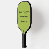 Witte Druif Groen Lente Seizoen Effen Kleur Pickleball Paddle (Links)