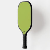 Witte Druif Groen Lente Seizoen Effen Kleur Pickleball Paddle (Links)