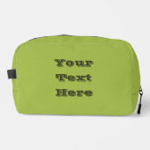 Witte Druif Groen Lente Seizoen Effen Kleur Toilettasje (Voorkant)