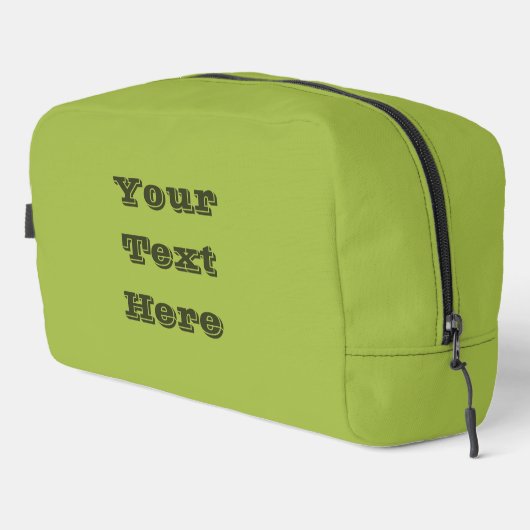 Witte Druif Groen Lente Seizoen Effen Kleur Toilettasje (Rechterhoek)