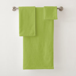 Witte Druif Groene Lente Seizoen Effen Kleur Bad Handdoek