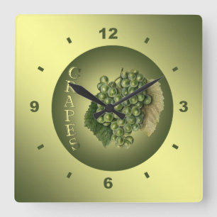 Witte druiven ~ Botanische klok ~ Keuken ~