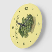 Witte druiven ~Botanische klok ~Kitchen ~ Any Colo (Hoek)