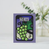 Witte druiven briefkaart (Staand voorkant)