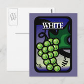 Witte druiven briefkaart (Voorkant / Achterkant)