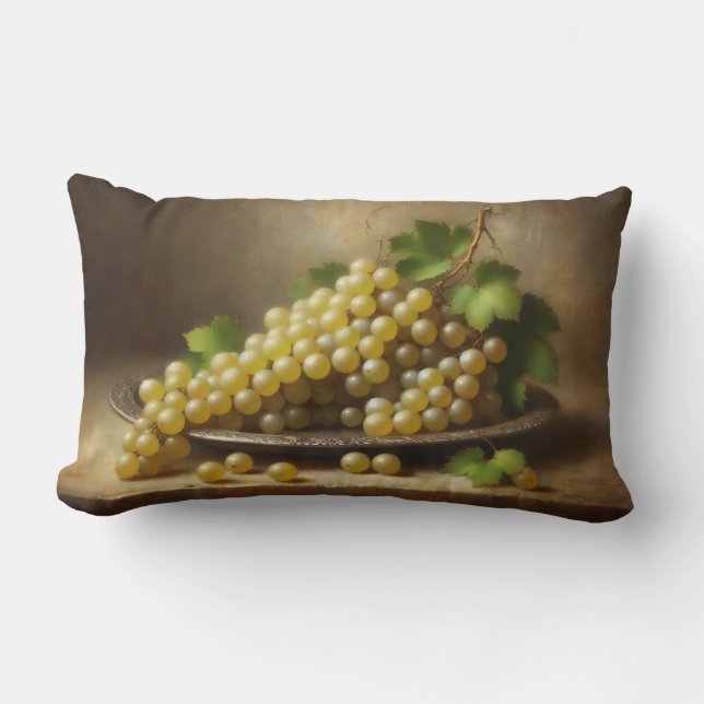  witte druiven leven nog kussen (Voorkant)