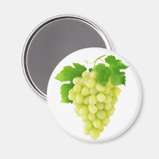 Witte druiven magneet (Voorkant / Achterkant)