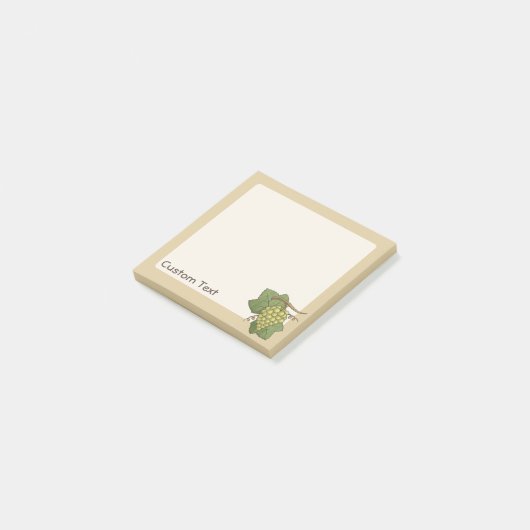 Witte druiven post-it® notes (Schuin)