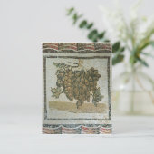 Witte druiven, Romeinse mozaïek Briefkaart (Staand voorkant)