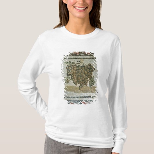 Witte druiven, Romeinse mozaïek T-shirt (Voorkant)