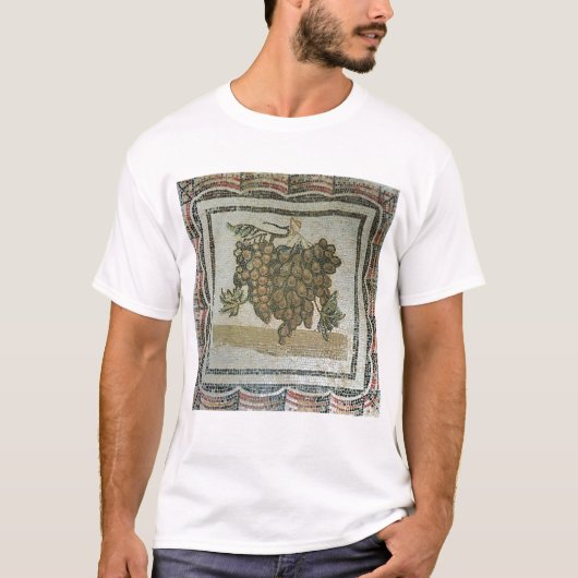 Witte druiven, Romeinse mozaïek T-shirt (Voorkant)