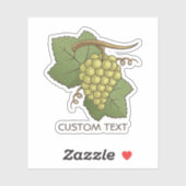 Witte druiven sticker (Vel)